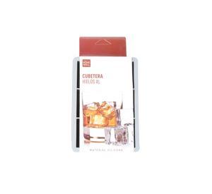 Cubeta de Hielo de Silicona Gris XL 16x5x11cm