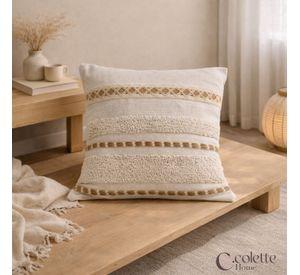 Funda De Cojín 45 x 45 Boho Líneas Trenzadas