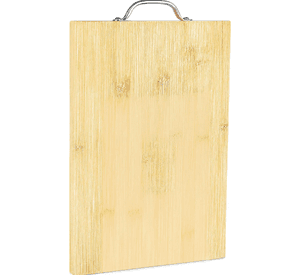 Tablas De Cocina De Bambu Para Cortar O Servir Mango 34x24cm