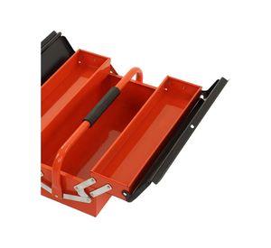 CAJA HERRAMIENTA ARTICULADA METALICA 45X15CM ALMACENAMIENTO