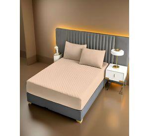 CUBRECOLCHON IMPERMEABLE KING COLOR BEIGE
