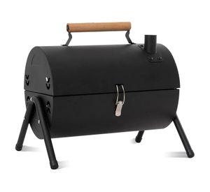 Parrilla Carbón De Mesa 2 En 1 Con Plancha Para Hornear