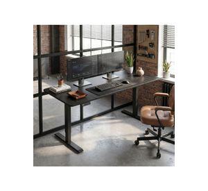 Escritorio Altura Ajustable Eléctrico 160x60cm Profesional Negro