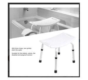SILLA BA O AJUSTABLE ANTIDESLIZANTE SOPORTE DUCHA 130 KG