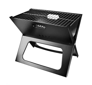Barbacoa Portátil Plegable - Doble Capa, Segura Para Jardín
