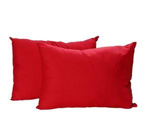 Plumon Rojo Gris 2 Pl + Pack 2 Almohadas Rojo Arthome