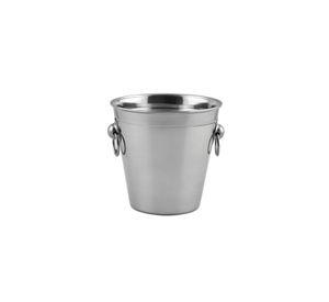 HIELERA ACERO INOX CON ARGOLLA 12 X11 CM