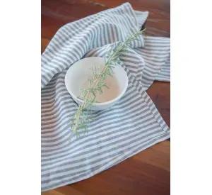 Paño De Cocina Azul a Rayas