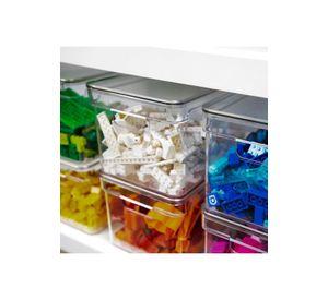 Organizador de Despensa Con Tapa Clear 30 x 15 x 13 cm