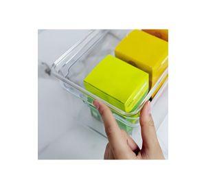 Organizador de Despensa Con Tapa Clear 30 x 15 x 13 cm