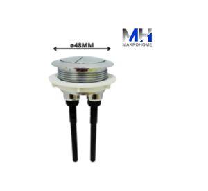 Boton Estanque Wc 2 Etapas Aquakit 48mm Descarga Doble