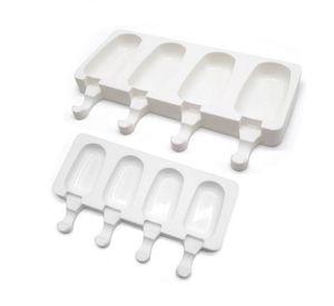 Pack x2 Moldes De Helado Silicona Reutilizable + Paletas