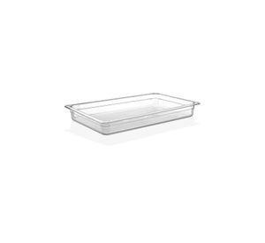 CONTENEDOR POLICARBONATO TRANSPARENTE 1/1x6 cms
