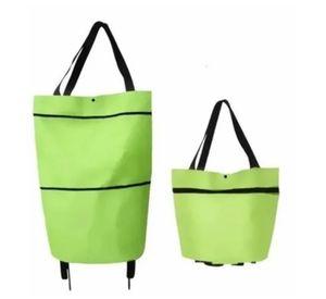 Carrito De Compras Bolsa Con Ruedas Multiusos Plegable