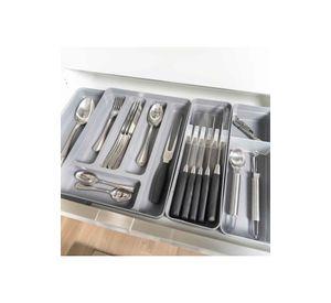 Conjunto Organizador Cubiertos Gris