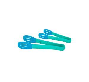 Set De 2 Pinzas De Silicona Mad Hungry Celeste