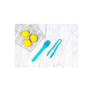 Set De 2 Pinzas De Silicona Mad Hungry Celeste