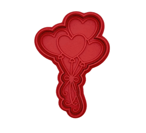 Molde para galletas San Valentin - Globos Corazón