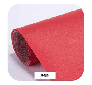 Parche Adhesivo Cuero Impermeable 30x20sofás Reparación Rojo