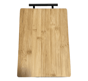 Tabla Para Picar De Bambú Madera Rectangular Con Asa Grande