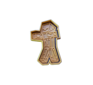 Molde para galletas - Zombi Minecraft