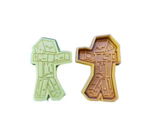 Molde para galletas - Zombi Minecraft