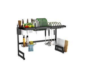 Secaplatos Escurridor de Loza Decoteam 2 Niveles Acero Inox