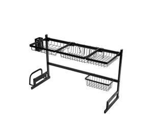 Secaplatos Escurridor de Loza Decoteam 2 Niveles Acero Inox
