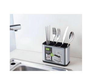 Escurridor De Cubiertos Utensilios Cocina Acero Inoxidable