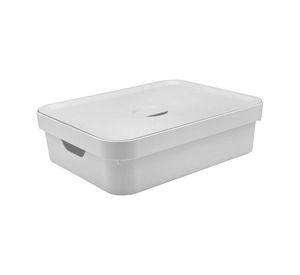 Caja Cube M Con Tapa Blanco