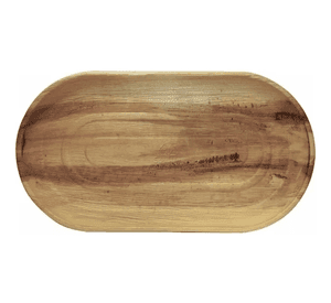 Set De 3 Bandejas Ecológicas De Hoja De Palma Bandejas Hoja De Palma Marrón