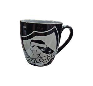 Tazón Clásico Cerámica Colo Colo Producto Oficial