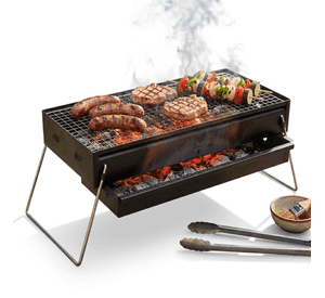 Parrilla A Carbon Portatil Plegable Para Camping Terraza Ir