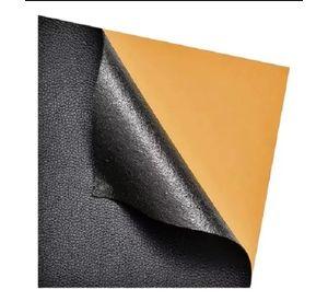 Parche Adhesivo 30x20cm Reparación Cuero Cuerina Trabajos Negro