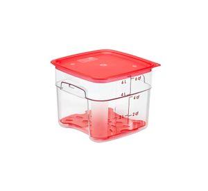 DRENAJE ROJO RECIPIENTE GRADUADO POLICARBONATO 6 Y 8 LTS