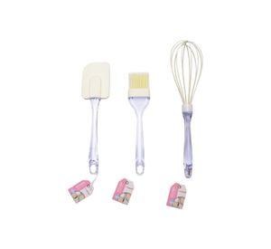 Set de reposteria silicona beige