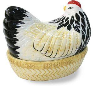 Nido Gallina 12 Huevos Cerámica
