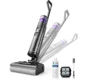 Marca JONR ED12 Pro Max – Aspiradora inalámbrica en seco y húmedo, con diseño plano de 180°