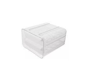 Organizador Portahuevos 2 Niveles 32 Huevos 26x23 CM Blanco