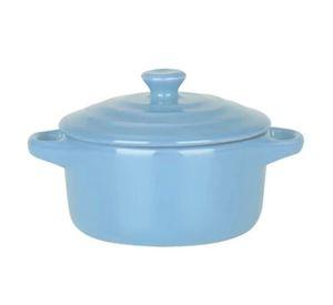Mini Cacerola Olla De Cerámica Cocotte Pocillo Horno 300ml X4