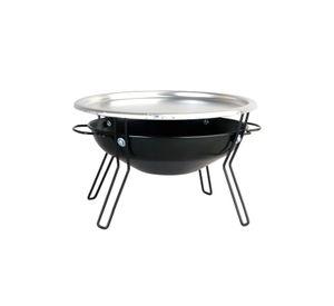 Parrilla Brasero Mesa Acero Inoxidable 30 CM