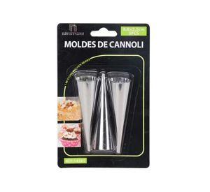 Set De Moldes Cañas Para Hacer Canoli 8,8x2,5cm