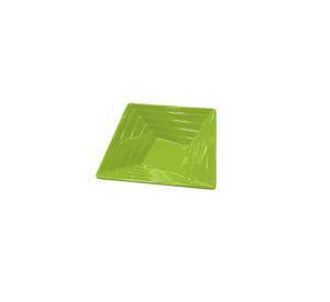 Set De 4 Bowl Cuadrado Melamina 15 Cm. Verde