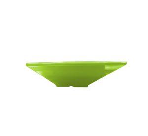 Set De 4 Bowl Cuadrado Melamina 15 Cm. Verde