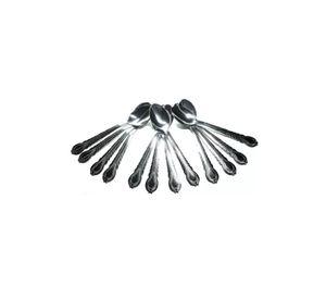Cucharas té café postres inox color plata
