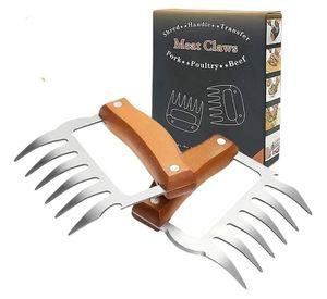Garras De Oso Acero Inoxidable Para Asados Parrilla Bbq X2