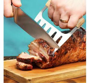 Garras De Oso Acero Inoxidable Para Asados Parrilla Bbq X2