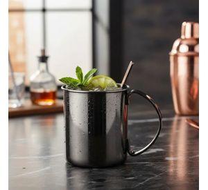 Tazón Moscow Mule 16OZ Negro Set 2 piezas