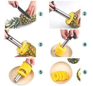 Cortador Pelador De Piña Moderno, Extrae Y Rebana Fácilmente.