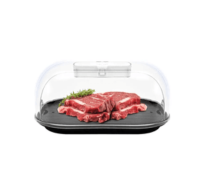Tabla Bandeja Aluminio Para Descongelar Alimentos + Tapa